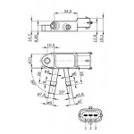 BOSCH Sensor, Abgasdruck