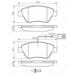 BOSCH Bremsbelagsatz, Scheibenbremse