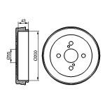 BOSCH Bremstrommel