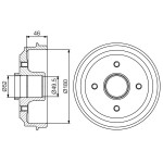 BOSCH Bremstrommel