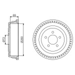 BOSCH Bremstrommel