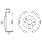 BOSCH Bremstrommel
