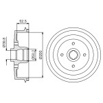 BOSCH Bremstrommel
