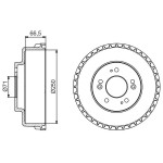 BOSCH Bremstrommel