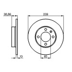 BOSCH Bremsscheibe