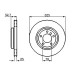 BOSCH Bremsscheibe