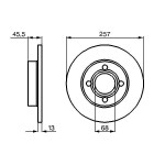 BOSCH Bremsscheibe