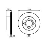 BOSCH Bremsscheibe