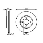 BOSCH Bremsscheibe