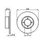 BOSCH Bremsscheibe