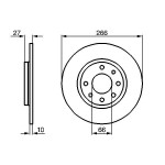 BOSCH Bremsscheibe