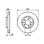 BOSCH Bremsscheibe