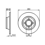 BOSCH Bremsscheibe