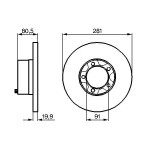 BOSCH Bremsscheibe