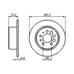 BOSCH Bremsscheibe