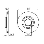 BOSCH Bremsscheibe