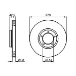 BOSCH Bremsscheibe