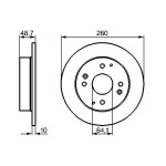 BOSCH Bremsscheibe