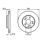 BOSCH Bremsscheibe