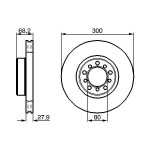 BOSCH Bremsscheibe