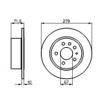 BOSCH Bremsscheibe