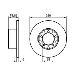 BOSCH Bremsscheibe
