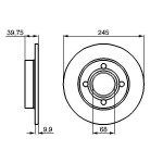 BOSCH Bremsscheibe