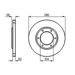 BOSCH Bremsscheibe