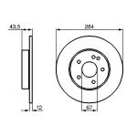 BOSCH Bremsscheibe