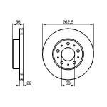 BOSCH Bremsscheibe