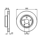 BOSCH Bremsscheibe