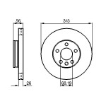 BOSCH Bremsscheibe