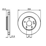 BOSCH Bremsscheibe