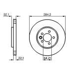 BOSCH Bremsscheibe