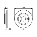 BOSCH Bremsscheibe