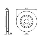 BOSCH Bremsscheibe