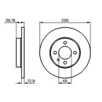 BOSCH Bremsscheibe