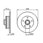 BOSCH Bremsscheibe