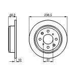 BOSCH Bremsscheibe