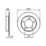 BOSCH Bremsscheibe