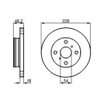 BOSCH Bremsscheibe