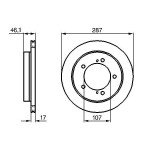 BOSCH Bremsscheibe