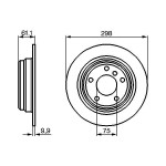 BOSCH Bremsscheibe