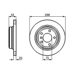 BOSCH Bremsscheibe