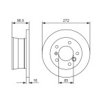 BOSCH Bremsscheibe