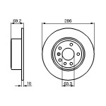 BOSCH Bremsscheibe