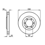 BOSCH Bremsscheibe