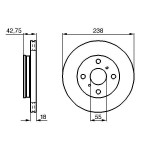 BOSCH Bremsscheibe