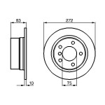 BOSCH Bremsscheibe