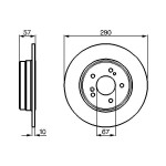 BOSCH Bremsscheibe
